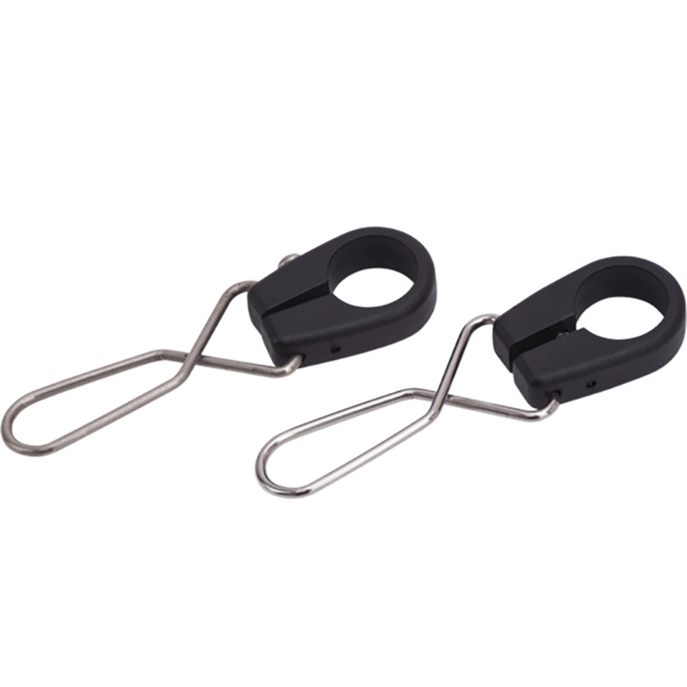 Sea-Dog Nylon Flagpole Pennant Mounts  Stainless Clips - Pair [328197-1]