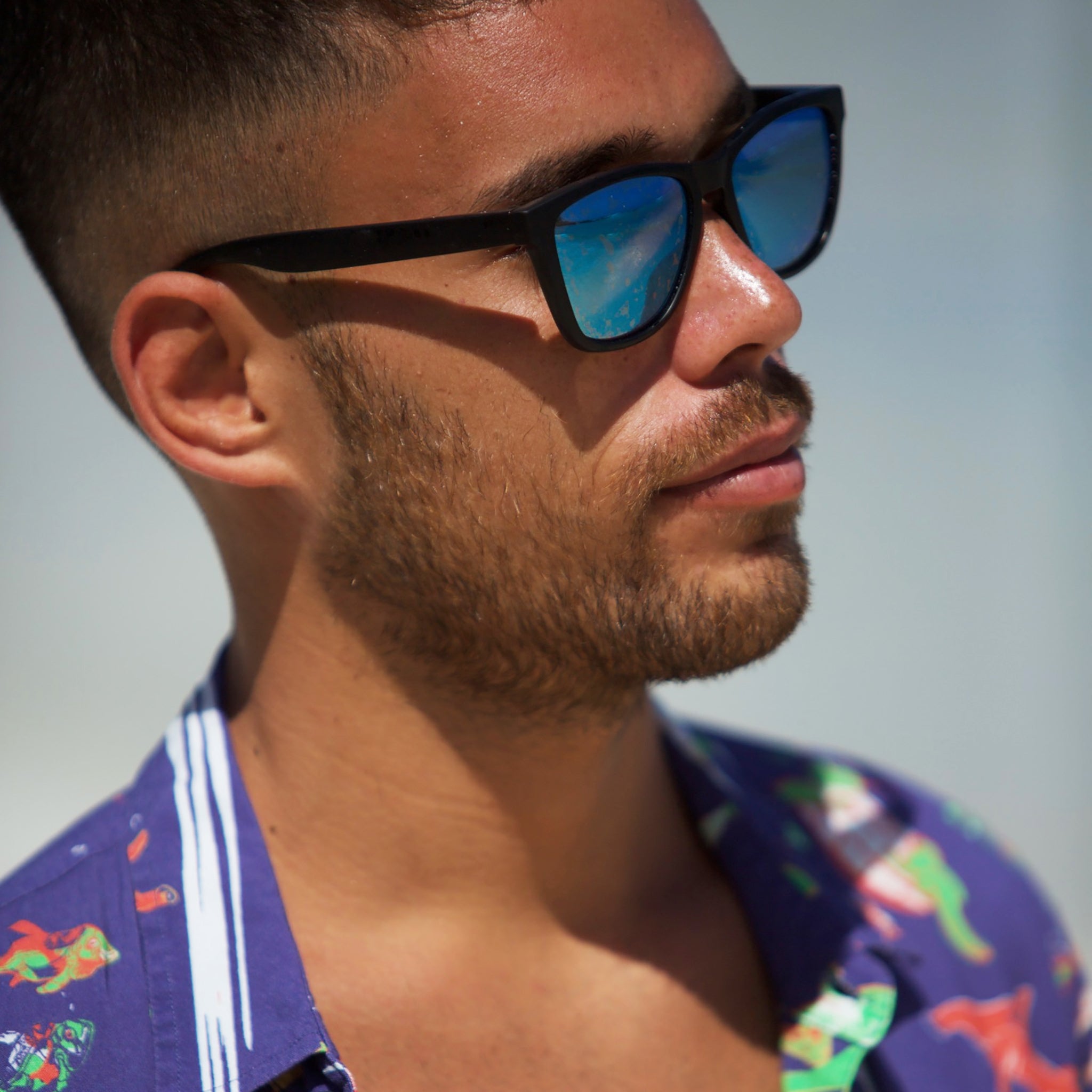 Biscayners Sunglasses |  Unbreakable Black-Blue