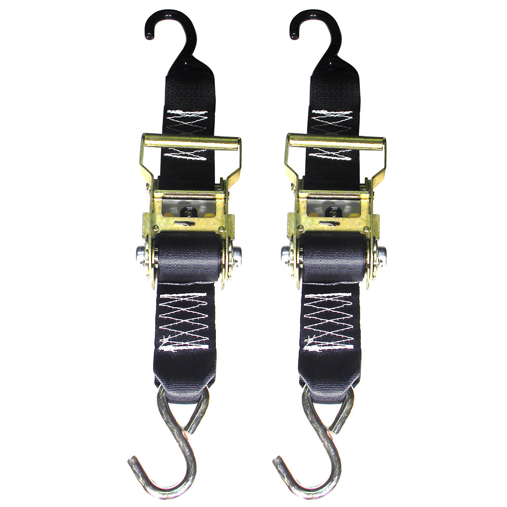 Rod Saver Heavy-Duty Ratchet Trailer Tie-Down - 2&quot; x 3 - Pair [R2TTD3]