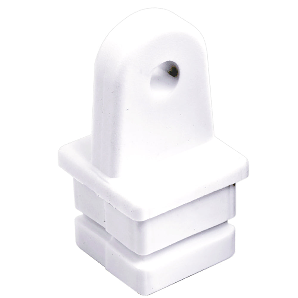 Sea-Dog Nylon Square Tube Top Insert - White - 1&quot; [273581-1]