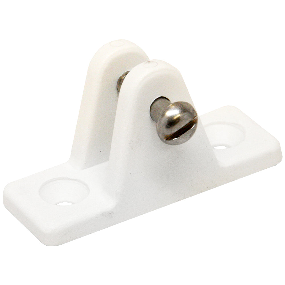 Sea-Dog Nylon Angled Deck Hinge - White [273231-1]