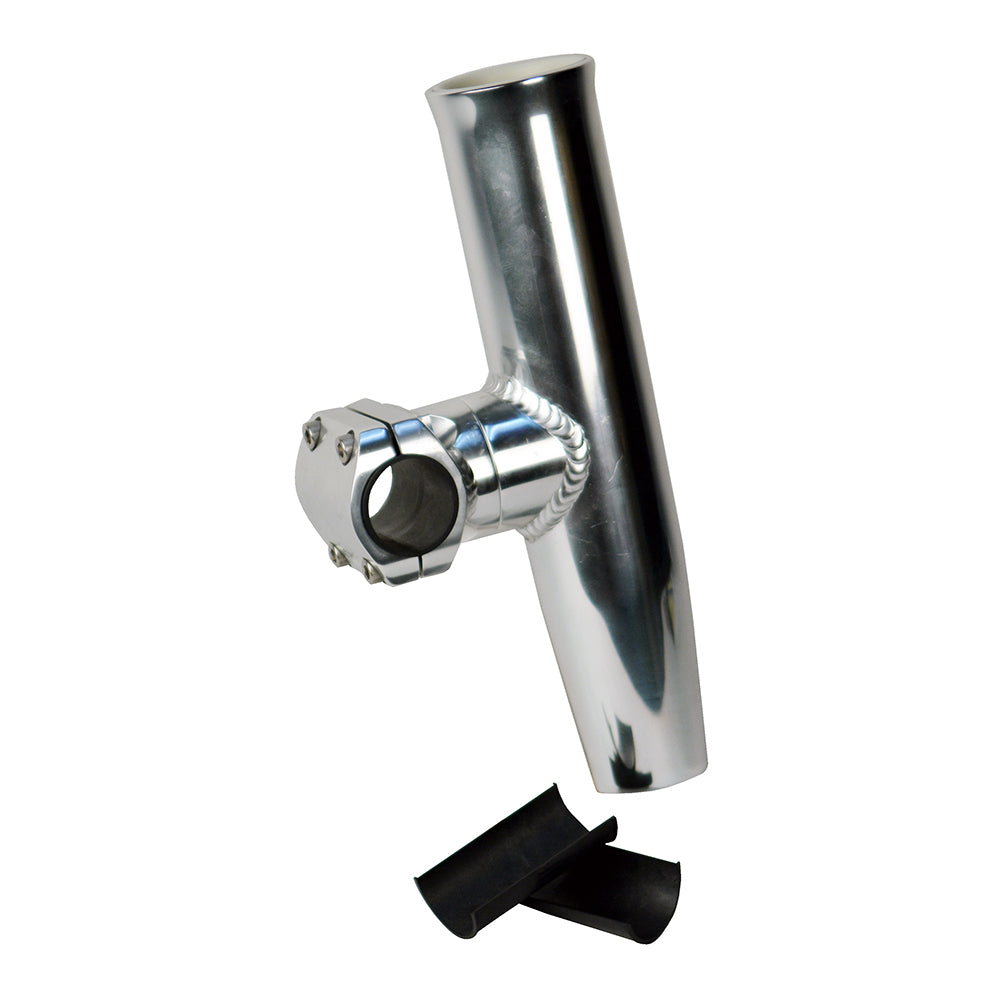 C. E. Smith Adjustable Mid Mount Rod Holder Aluminum 7/8&quot; or 1&quot; w/Sleeve  Hex Key [53770]