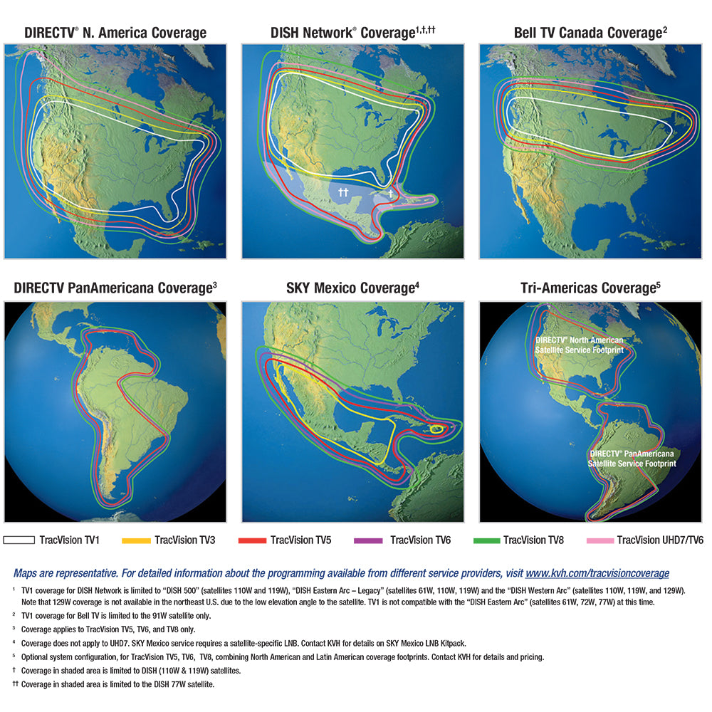 KVH TracVision UHD7 - DIRECTV HDTV f/North America [01-0423-01SL]