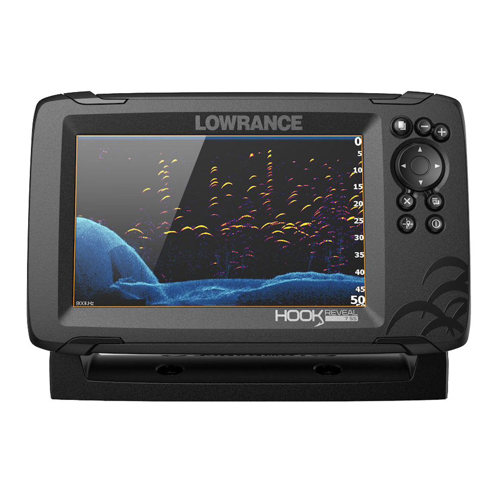 Lowrance HOOK Reveal 7 Chartplotter/Fishfinder w/SplitShot Transom Mount Transducer  US Inland Charts [000-15512-001]