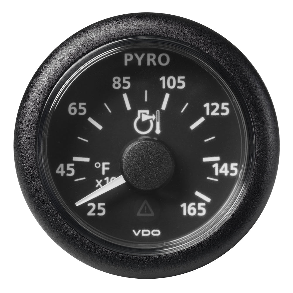 Veratron 52 MM (2-1/16&quot;) ViewLine Pyrometer - 250 to 1650F - Black Dial  Bezel [A2C59512334]