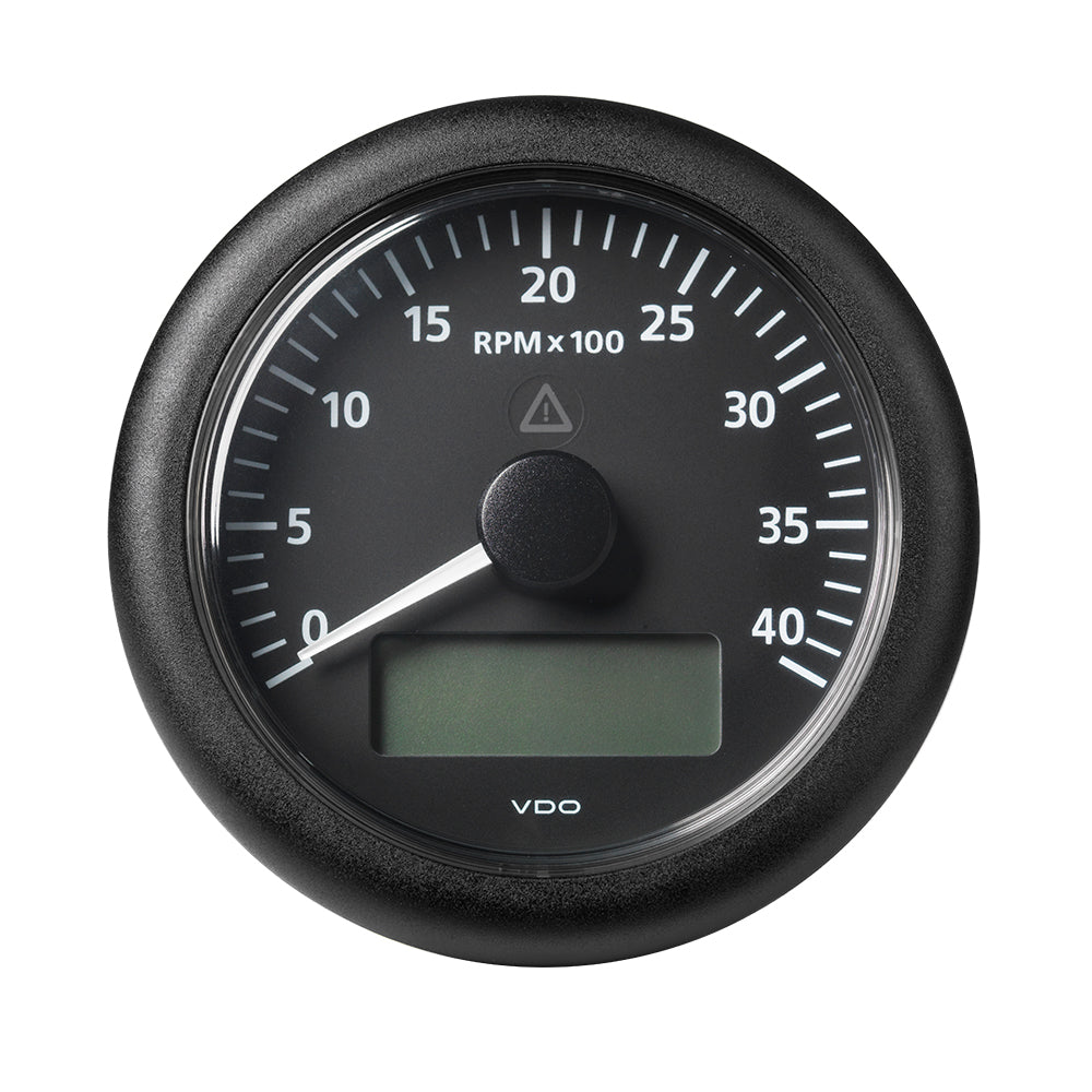 Veratron 3-3/8&quot; (85MM) ViewLine Tach w/Multifunction Display - 0 to 4000 RPM - Black Dial  Bezel [A2C59512391]