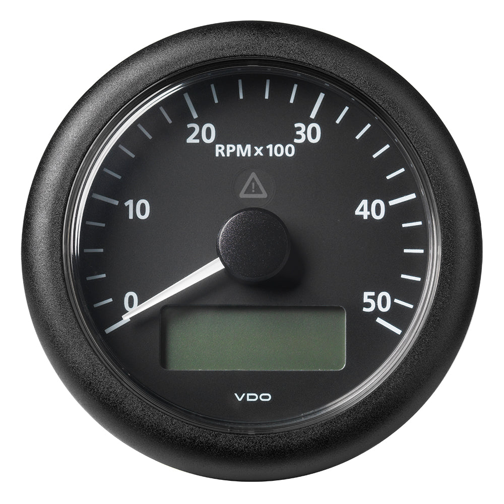 Veratron 3-3/8&quot; (85MM) ViewLine Tachometer w/Multi-Function Display - 0 to 5000 RPM - Black Dial  Bezel [A2C59512392]