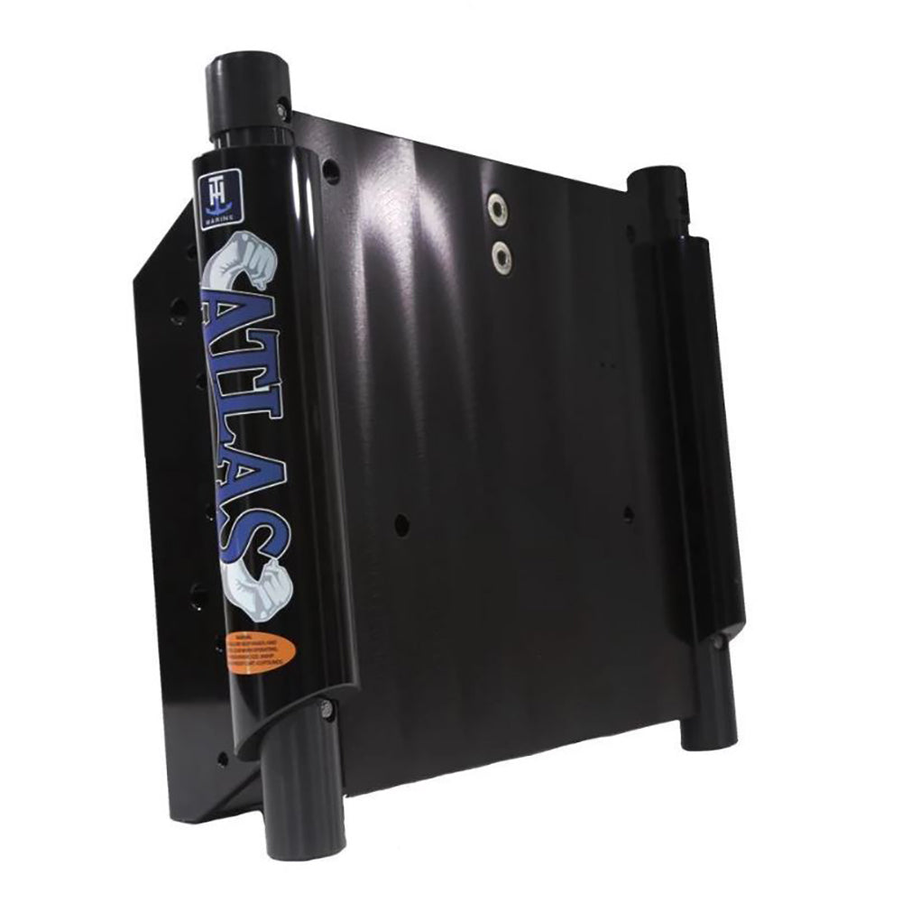 T-H Marine ATLAS 12&quot; Set Back Hydraulic Jack Plate - Gloss Black Anodized [AHJ-12V-B-DP]