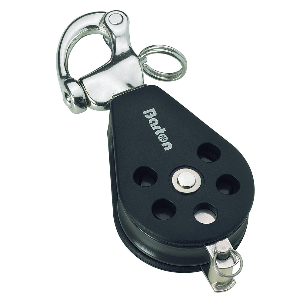 Barton Marine Series 3 Single Snap Shackle  Becket Block - 45mm [N03 141]