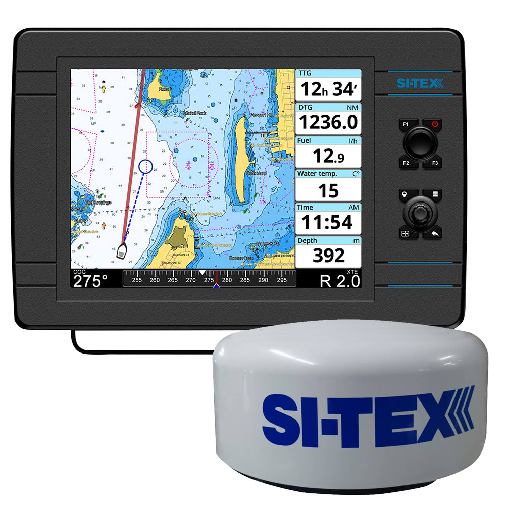 SI-TEX NavPro 1200F w/MDS-15 WiFi 20&quot; Hi-Res Digital Radome Radar w/15M Cable [NAVPRO1200FR]