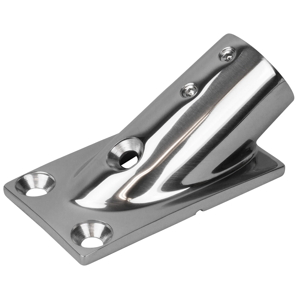 Sea-Dog Rail Base Fitting Rectangular Base 30 316 Stainless Steel 7/8&quot; OD [281300-1]