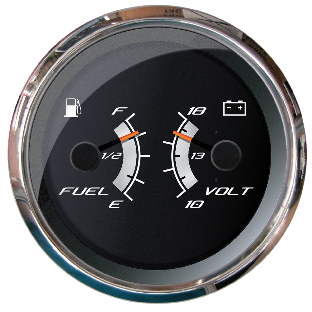 Faria Platinum 4&quot; Multi-Function - Fuel Level  Voltmeter [22013]