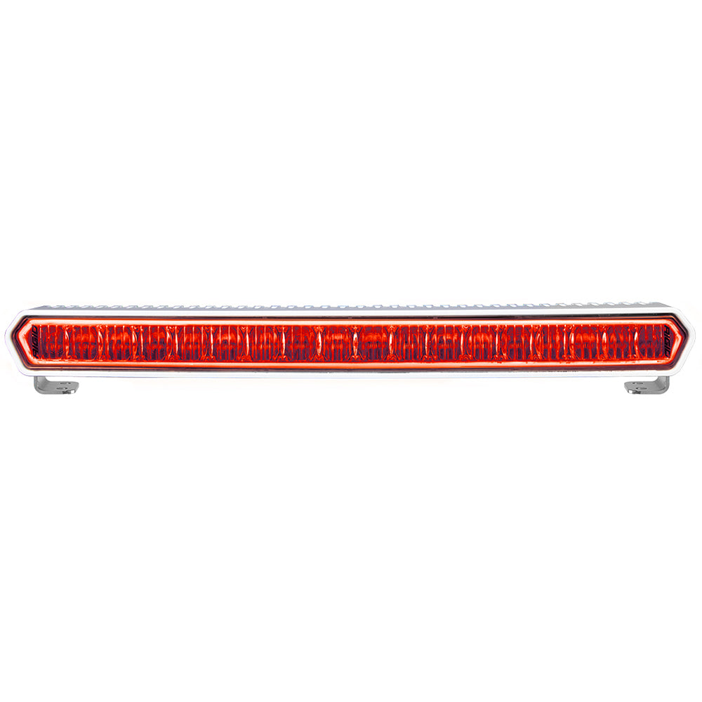 RIGID Industries SR-L Series Marine 20&quot; White LED Lightbar - White Light w/Red Halo [62002]