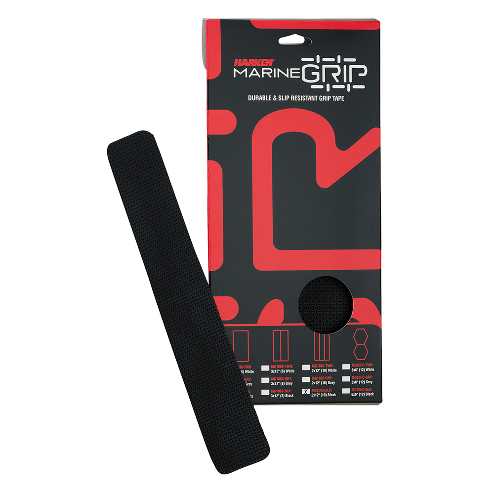 Harken Marine Grip Tape - 2 x 12&quot; - Black -10 Pieces [MG1002-BLK]