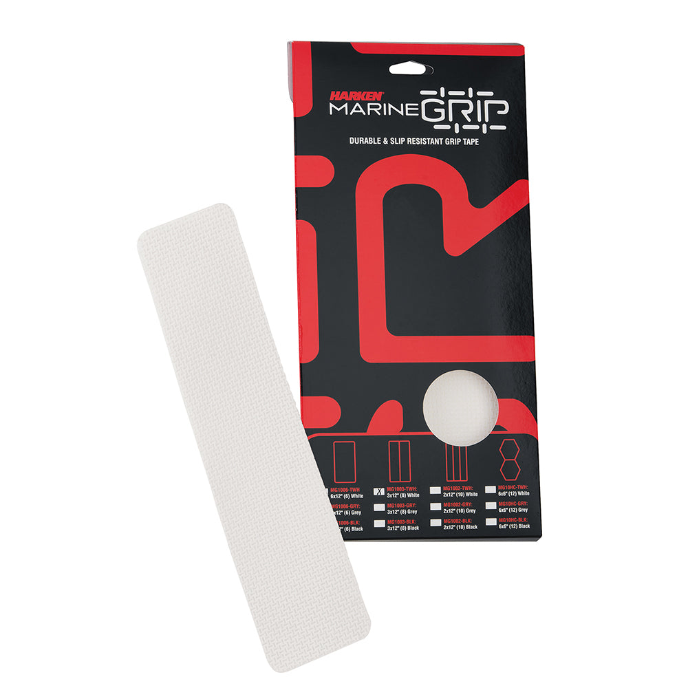 Harken Marine Grip Tape - 3 x 12&quot; - Translucent White - 8 Pieces [MG1003-TWH]