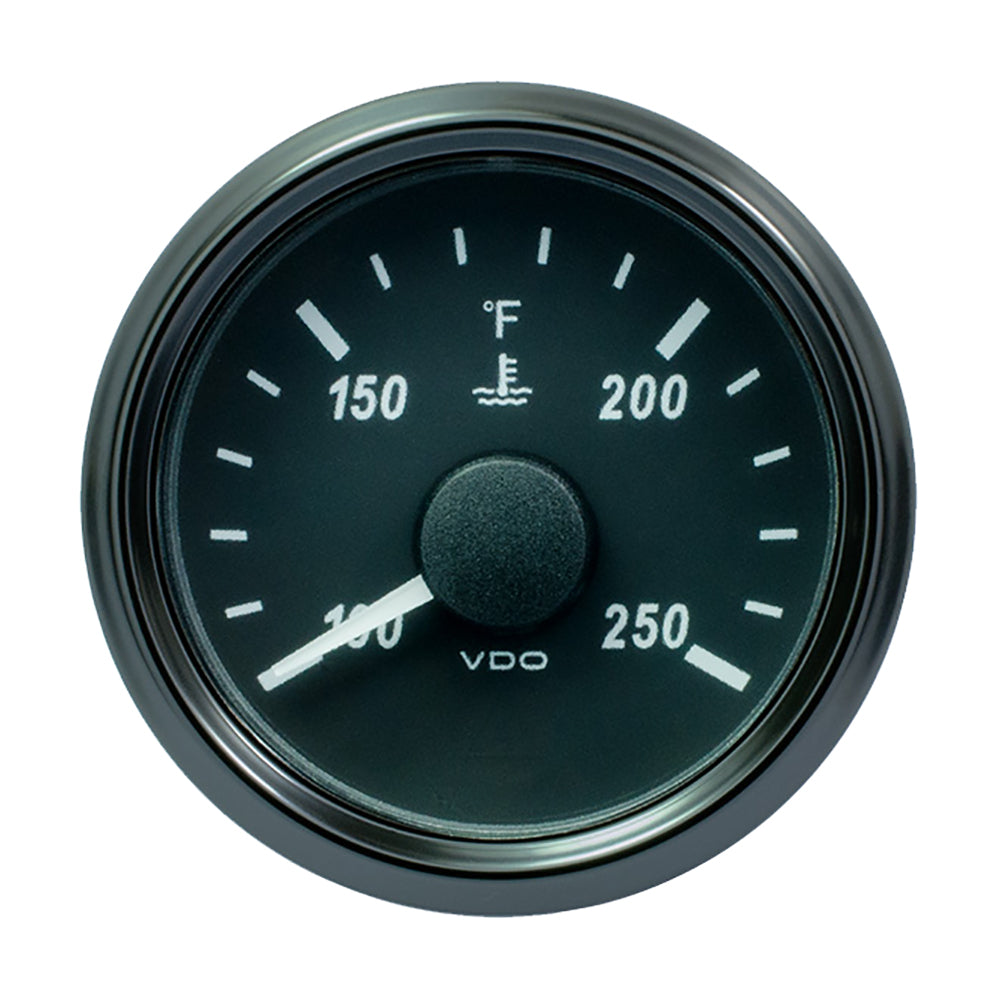 VDO SingleViu 52mm (2-1/16&quot;) Water Temperature Gauge - 250F - 450-30 Ohm [A2C3833340030]