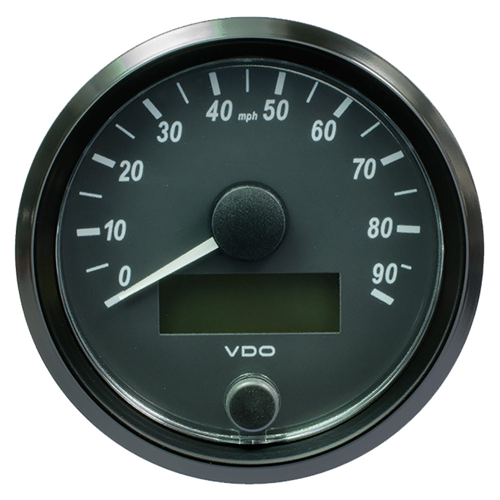 VDO SingleViu 80mm (3-1/8&quot;) Speedometer - 90MPH [A2C3832900030]