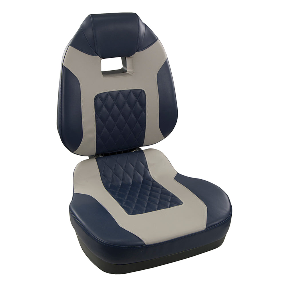 Springfield Fish Pro II High Back Folding Seat - Blue/Grey [1041419] - 0