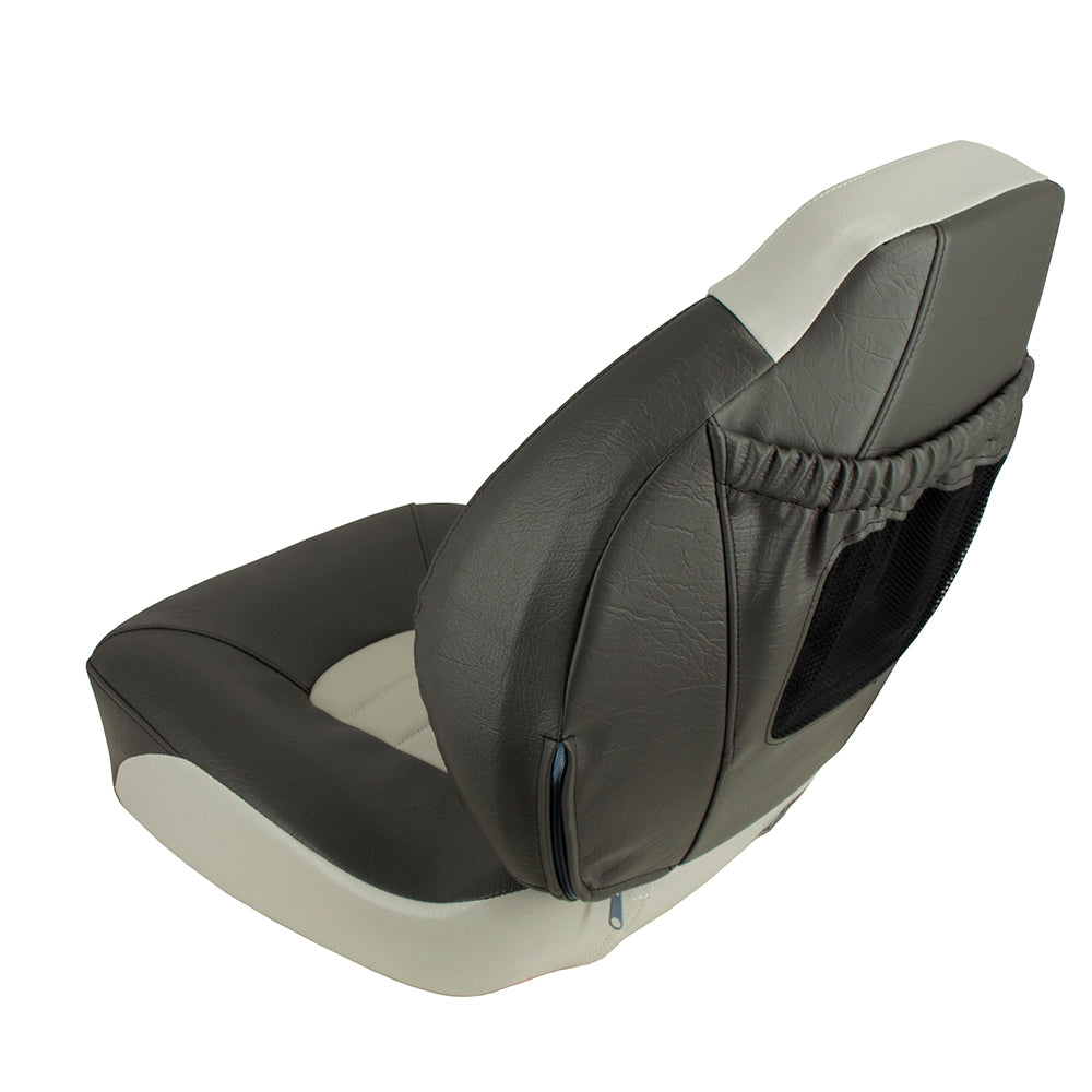 Springfield Fish Pro Mid Back Folding Seat - Charcoal/Grey [1041733] - 0