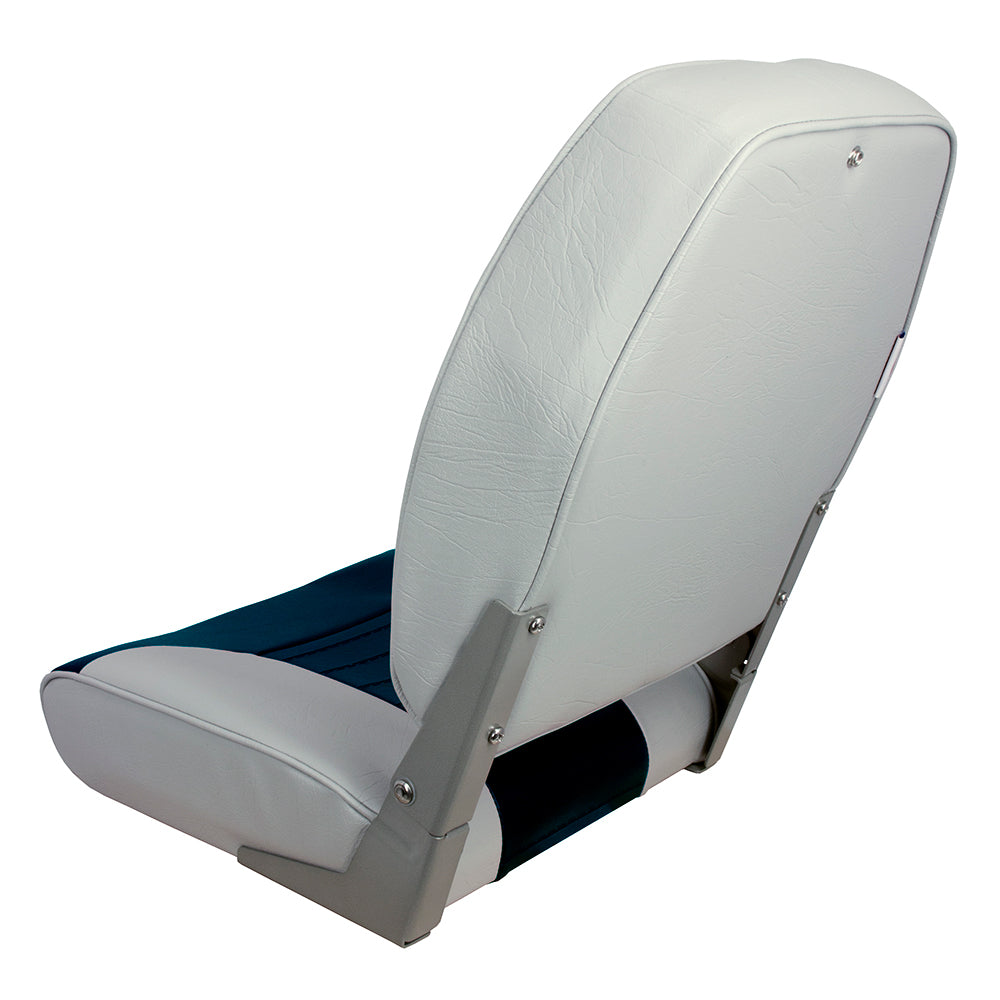 Springfield High Back Multi-Color Folding Seat - Blue/Grey [1040661] - 0