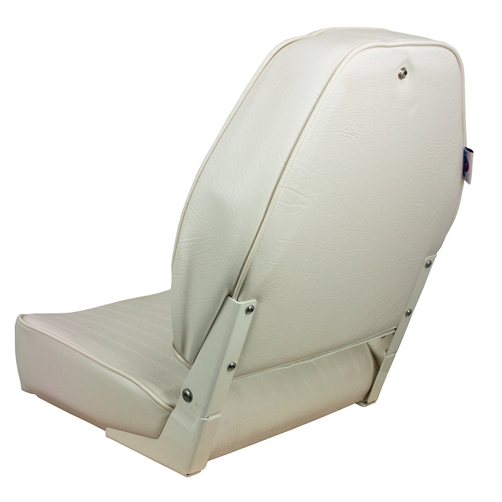 Springfield High Back Folding Seat - White [1040649] - 0