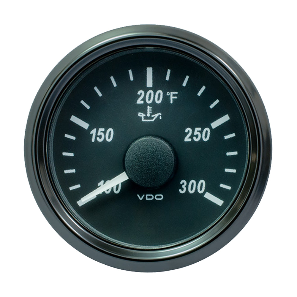 VDO SingleViu 52mm (2-1/16&quot;) Oil Temp. Gauge - 300 F - 322-18 Ohm [A2C3833410030]