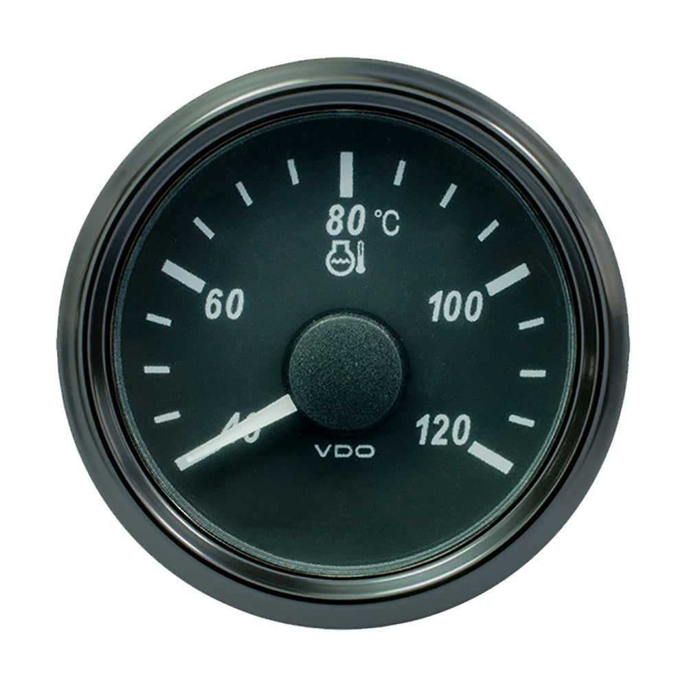 VDO SingleViu 52mm (2-1/16&quot;) Water Temp. Gauge - Euro - 120 C - 291-22 ohm [A2C3833330030]