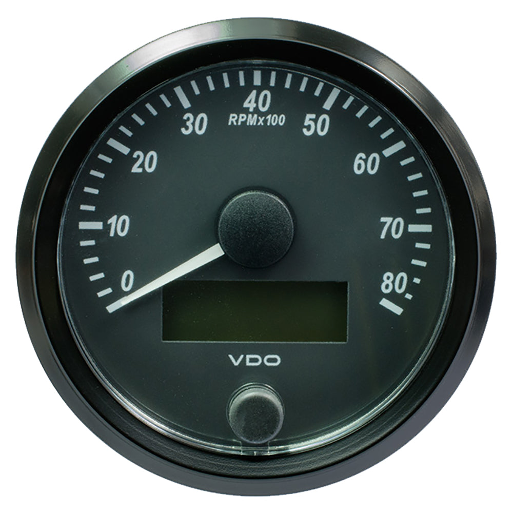 VDO SingleViu 80mm (3-1/8&quot;) Tachometer - 8000 RPM [A2C3833020030]