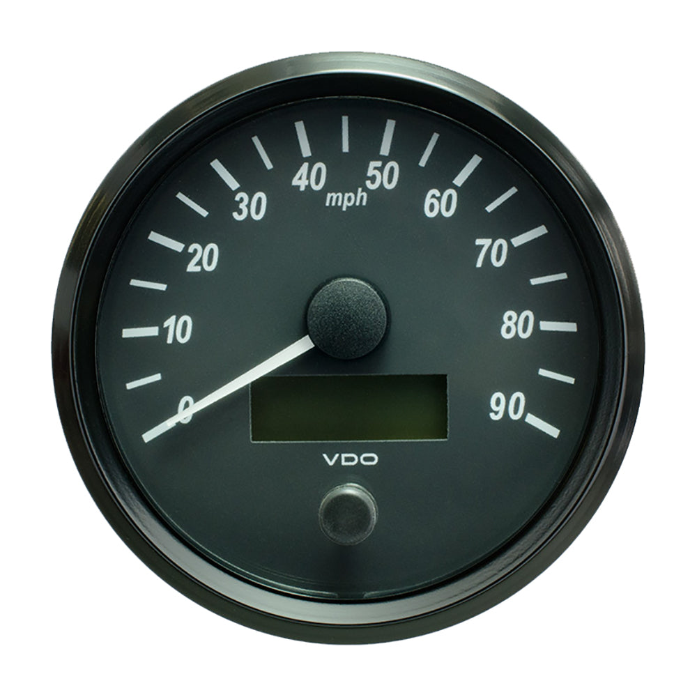 VDO SingleViu 100mm (4&quot;) Speedometer - 90 MPH [A2C3832870030]