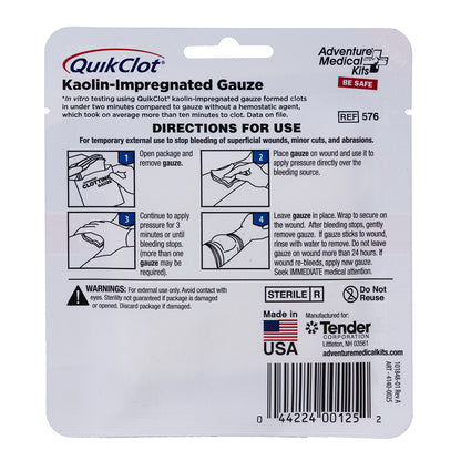 QuikClot Advanced Clotting - Gauze 3&quot; x 2 [5020-0025]