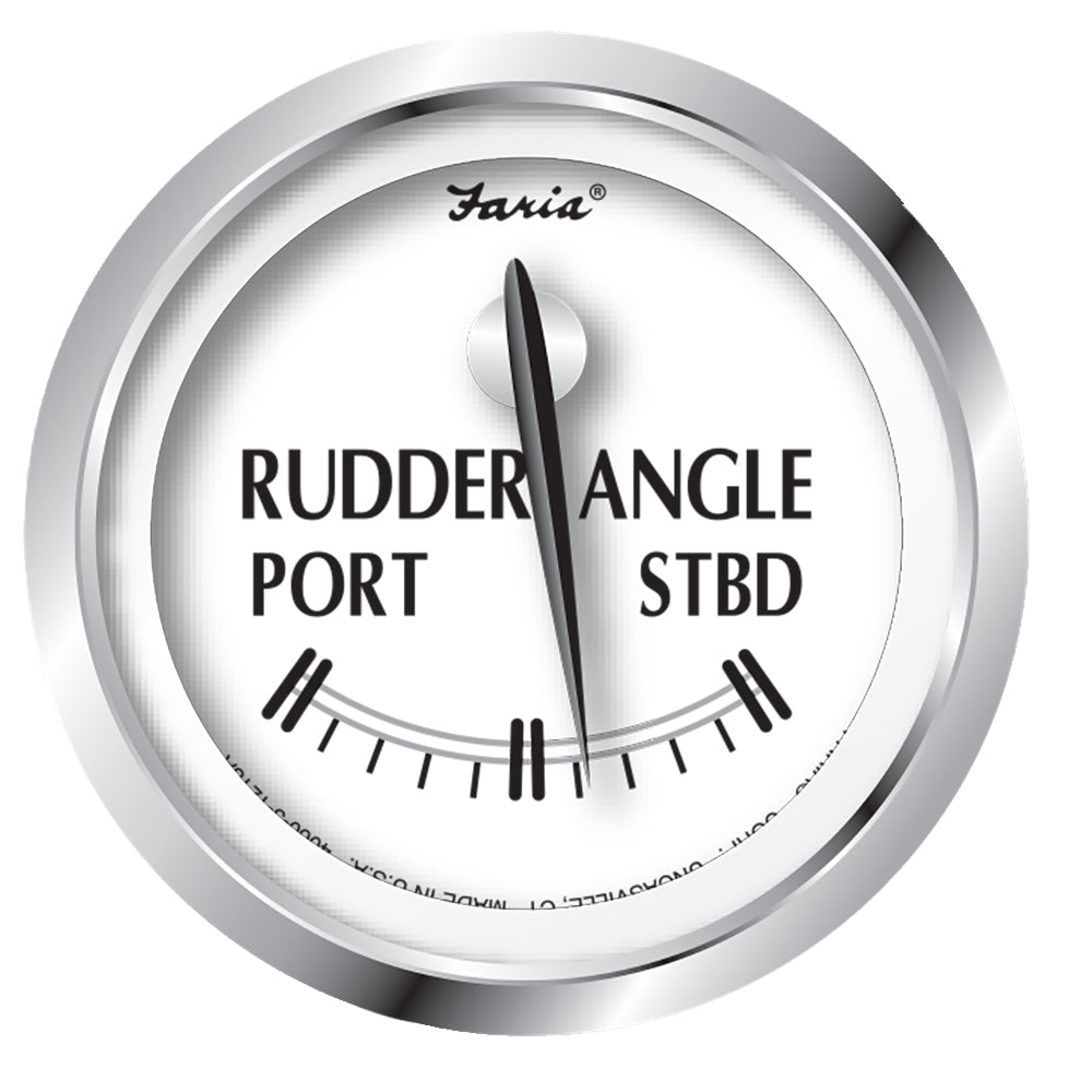 Faria Newport SS 2&quot; Rudder Angle Indicator Gauge [25006]