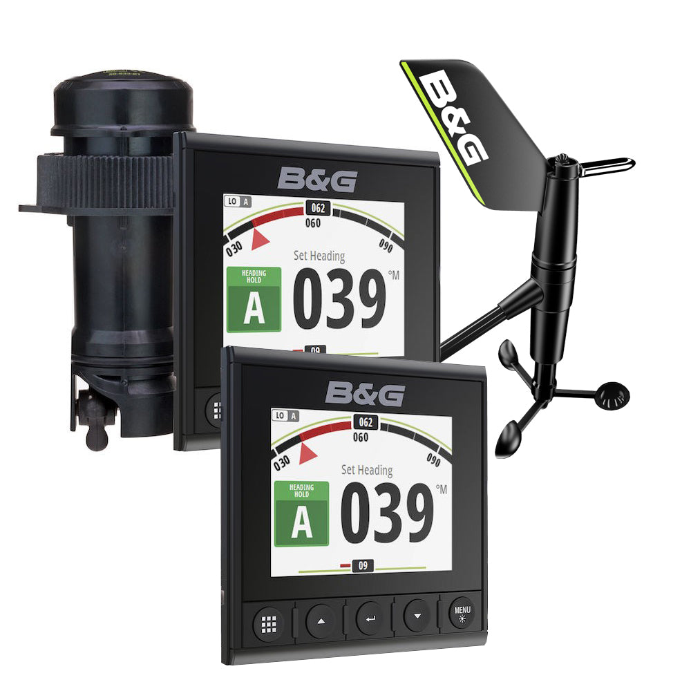 BG Triton2 Speed, Depth  Wireless Wind System Pack - 2 Triton2 4.1&quot; Color Display, DST810 Transducer, WS320 Wireless Wind Sensor  NMEA2000 Starter Kit [000-14957-002]