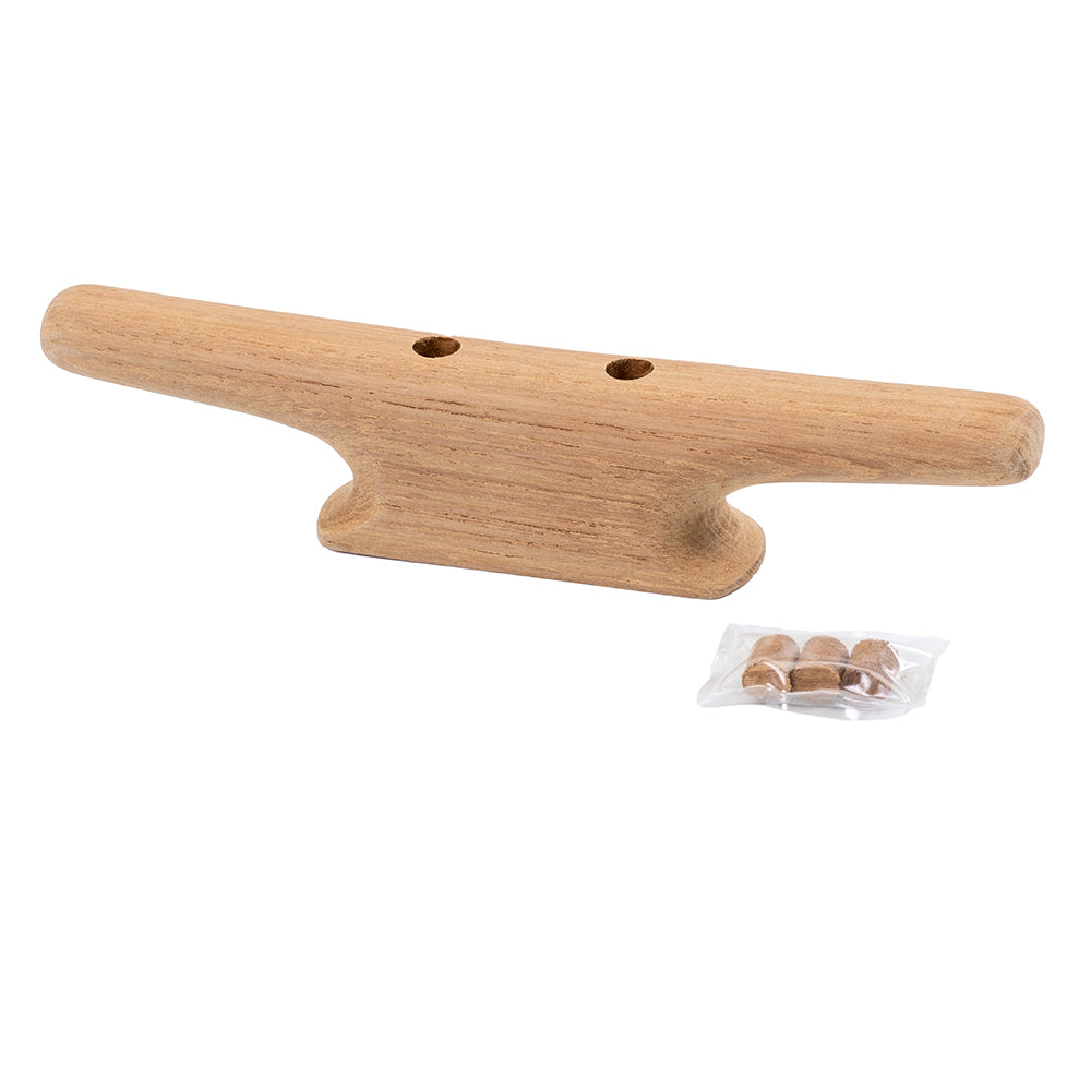 Whitecap 8&quot; Cleat - Teak [60402]