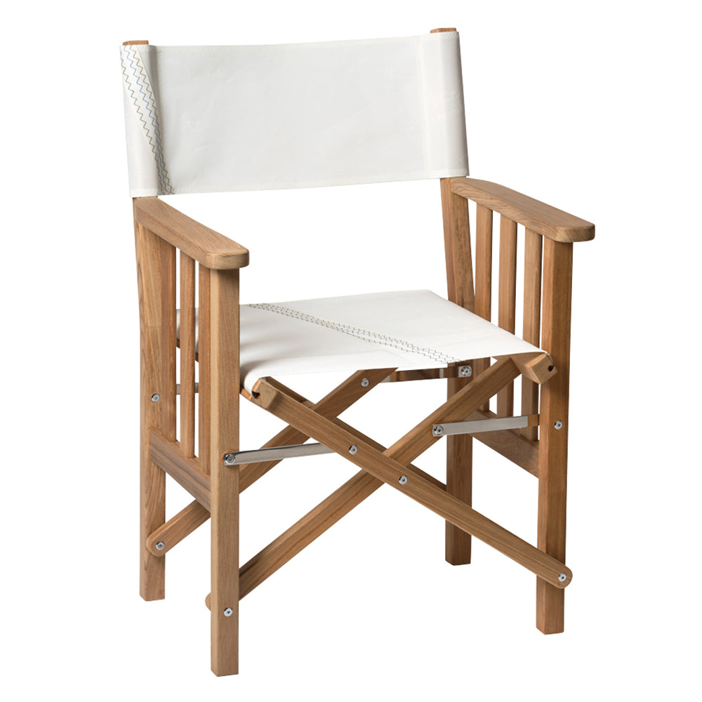 Whitecap Directors Chair II w/Sail Cloth Seating - Teak [61054]