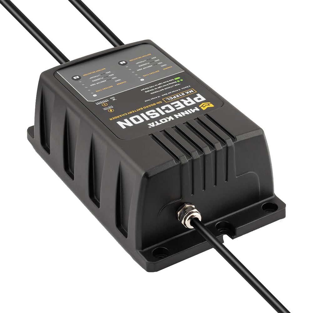 Minn Kota On-Board Precision Charger MK-212 PCL 2 Bank x 6 AMP LI Optimized Charger [1832121] - 0