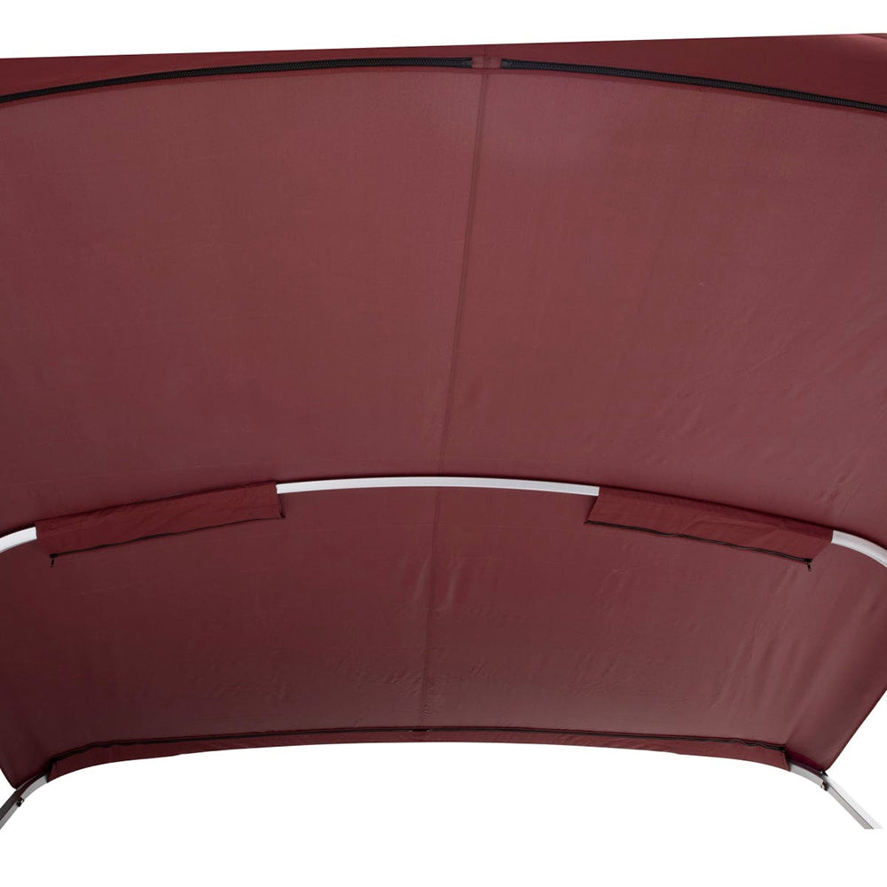 SureShade Power Bimini - Clear Anodized Frame - Burgandy Fabric [2020000299]