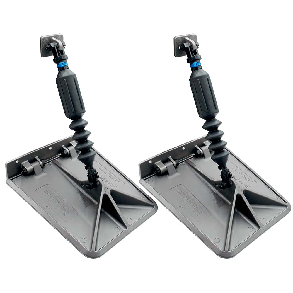 Nauticus SX 9.5 x 10 Smart Tabs 13-15 Boats w/30lb Actuators - 30-40HP - Gunmetal Grey [SXG9510-30]