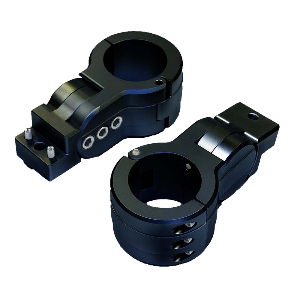 PTM Edge Board Rack Mounts - 2.38&quot; Pipe Clamp -Black [P13198-2380TEBBK]