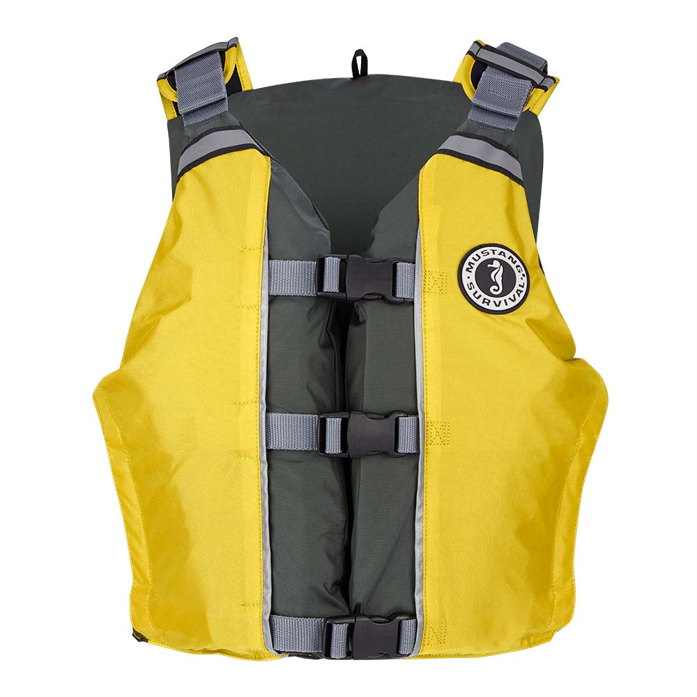 Mustang APF Foam Vest - Yellow/Grey - Universal [MV4111-222-0-216] - 0