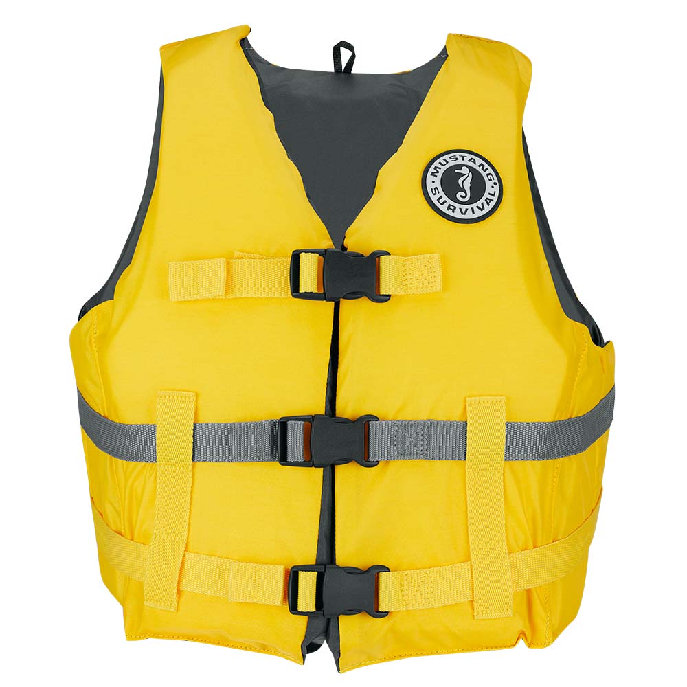 Mustang Livery Foam Vest - Yellow - XL/XXL [MV701DMS-25-XL/XXL-216] - 0