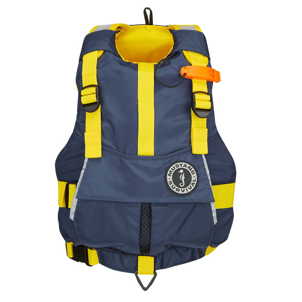 Mustang Youth Bobby Foam Vest - Yellow/Navy [MV2500-5-0-216] - 0