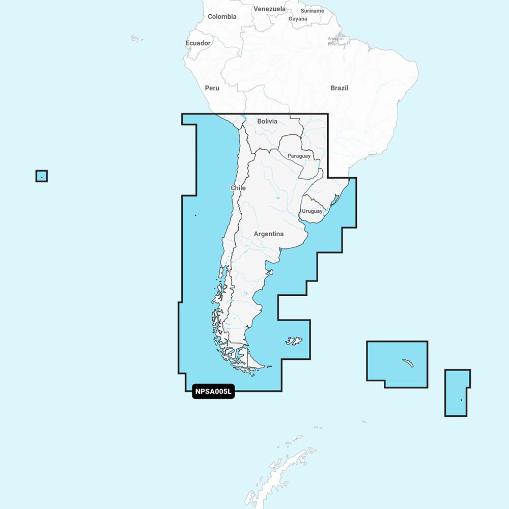 Navionics Platinum+ NPSA005L - Chile, Argentina  Easter Island [010-C1365-40]