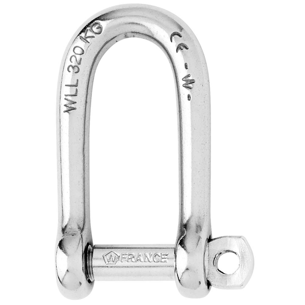 Wicahrd Self-Locking Long D Shackle - Diameter 5mm - 3/16&quot; [01212]