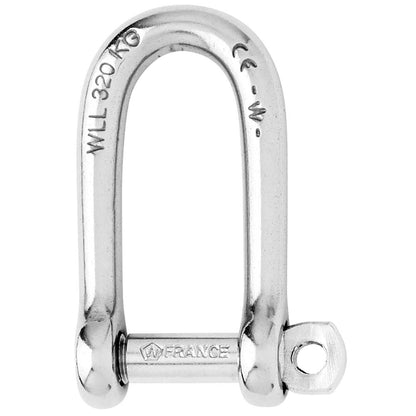 Wichard Self-Locking Long D Shackle - Diameter 8mm - 5/16&quot; [01214]