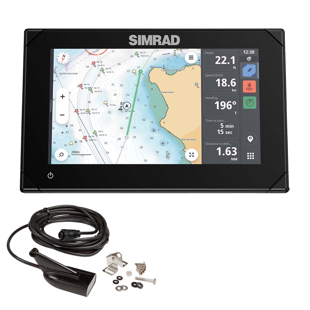 Simrad NSX 3007 7&quot; Combo Chartplotter  Fishfinder w/HDI Transducer [000-15371-001]