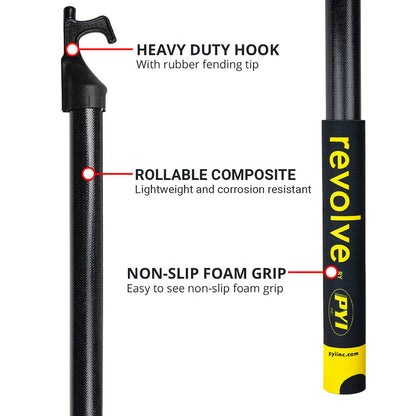 Revolve Rollable Boat Hook - 75&quot; [03-REV-BH]