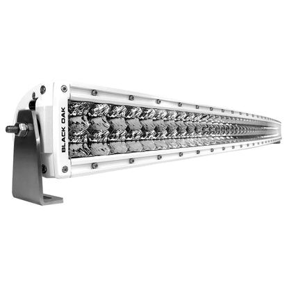 Black Oak Pro Series 3.0 Curved Double Row 50&quot; LED Light Bar - Combo Optics - White Housing [50CCM-D5OS]