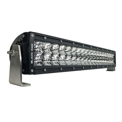 Black Oak Pro Series 3.0 Curved Double Row 20&quot; LED Light Bar - Combo Optics - Black Housing [20CC-D5OS]