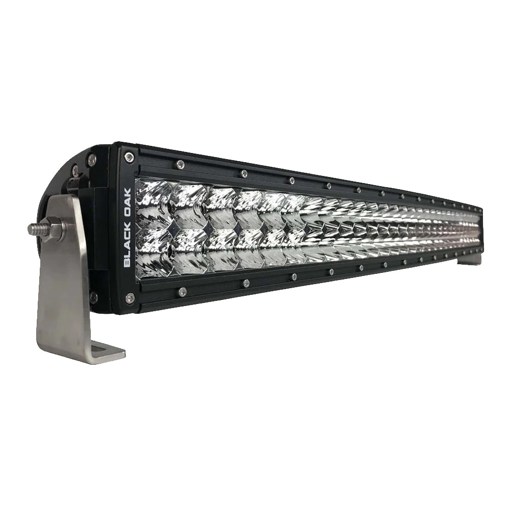 Black Oak Pro Series 3.0 Curved Double Row 30&quot; LED Light Bar - Combo Optics - Black Housing [30CC-D5OS]