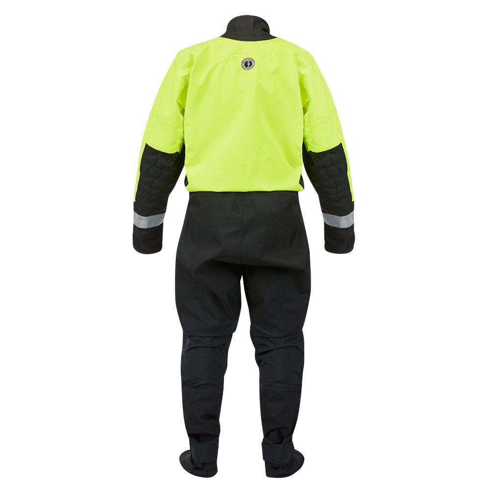 Mustang MSD576 Water Rescue Dry Suit - Fluorescent Yellow Green-Black - XL [MSD57602-251-XL-101] - 0